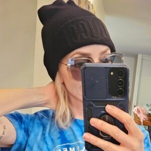 Black GUCCI Beanie Hat - Unisex Size M